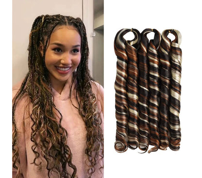 Authentic 3X French Curl Braid 22"