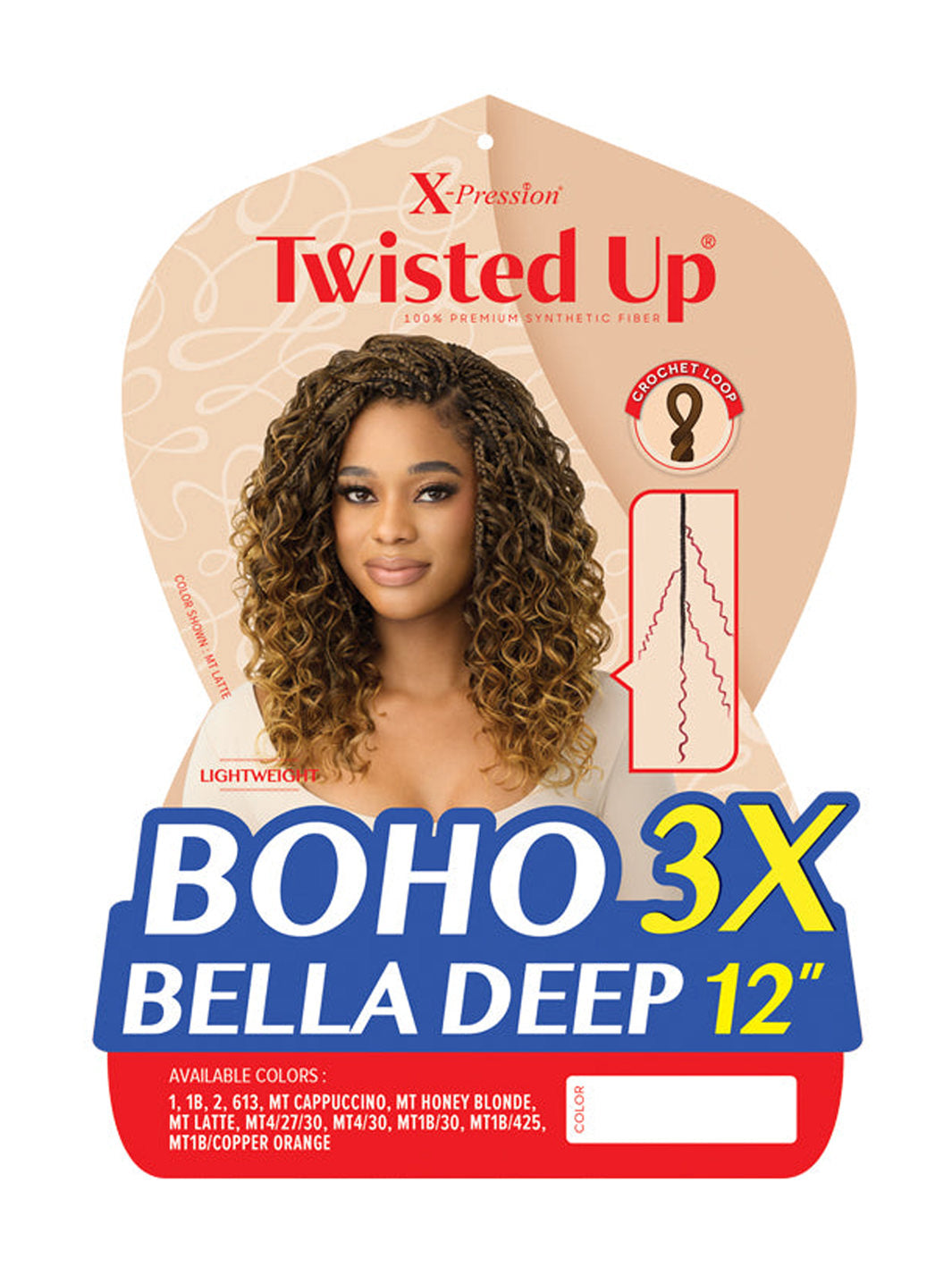 Outre Twisted Up 3 x Boho Bella Deep 12"