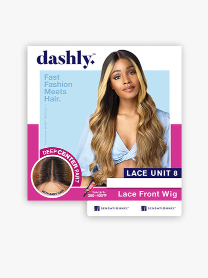 Dashly Lace Front Wig Unit 8 packaging