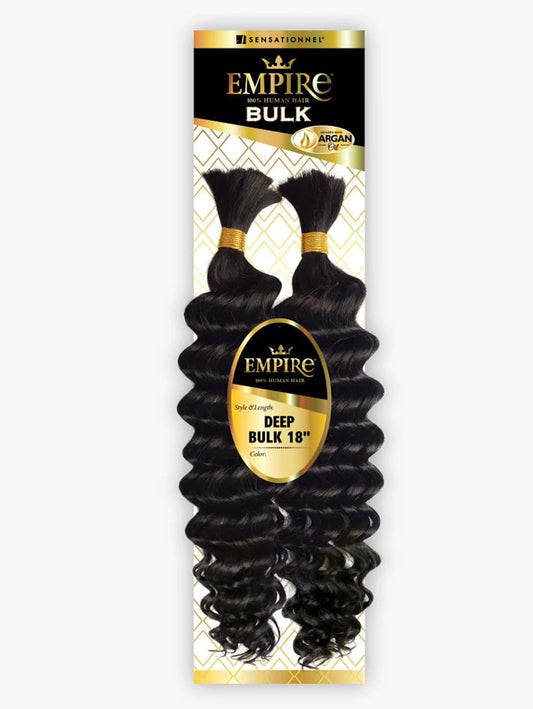 Human Hair Braids Sensationnel Empire 100% HH - Deep Bulk 18"