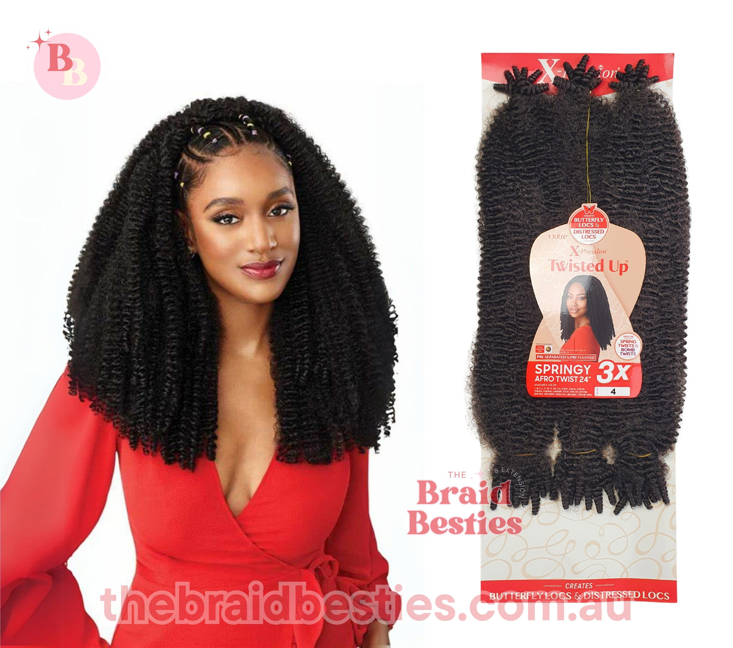 Outre Twisted Up 3x Springy Afro Twist 24"