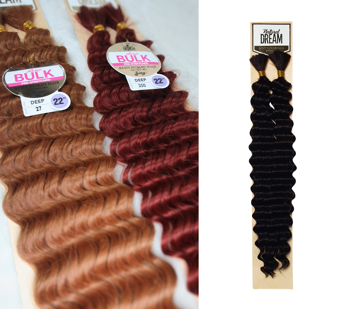 Human Hair Blend Braids Zury Natural Dream- Deep Bulk 22"
