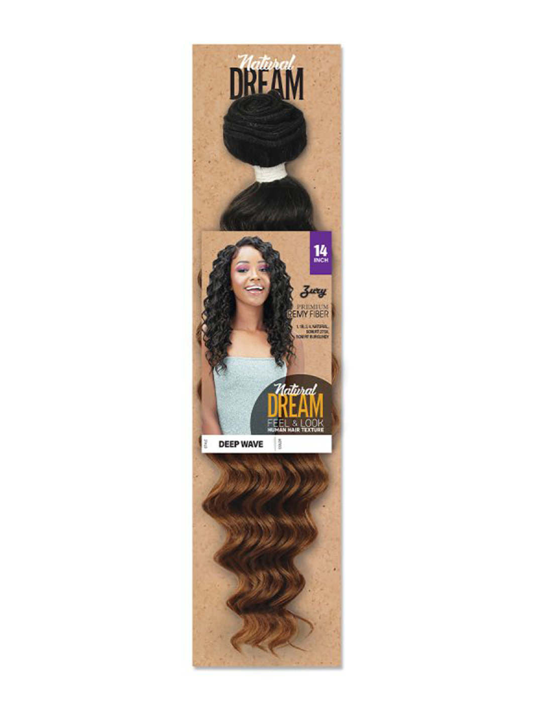 Zury Natural Dream Bundles- Deep Wave 18"