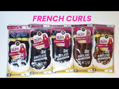Boss Braid 3x French Curl 20" Unboxing Video