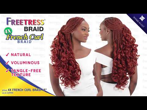 Freetress Braid 4x French Curl 18" Braid Video