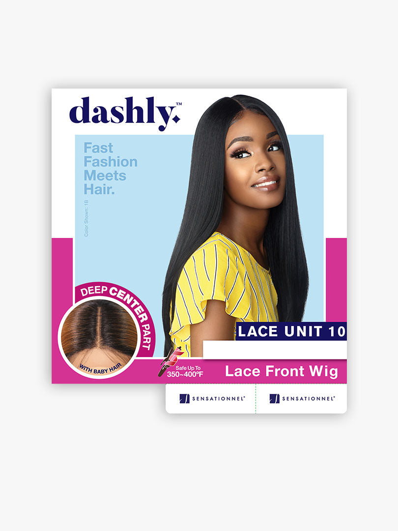 Dashly Lace Front Wig Unit 10 packaging