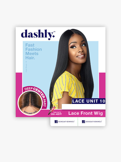 Dashly Lace Front Wig Unit 10 packaging