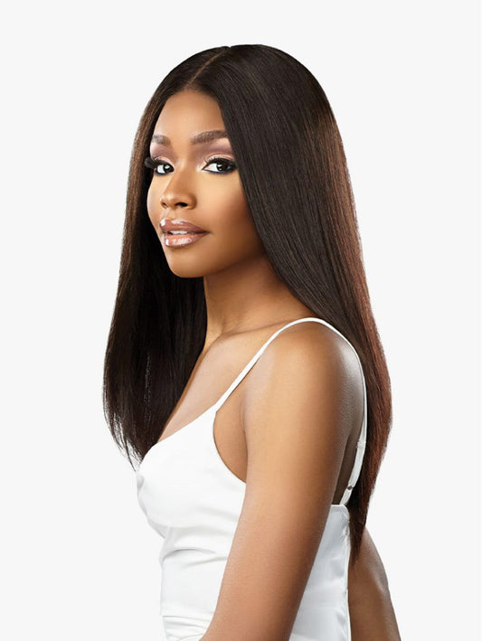 Bare & Natural Human Hair 5 x 5 HD Lace Closure + Bundle Deal- Straight Model Front View