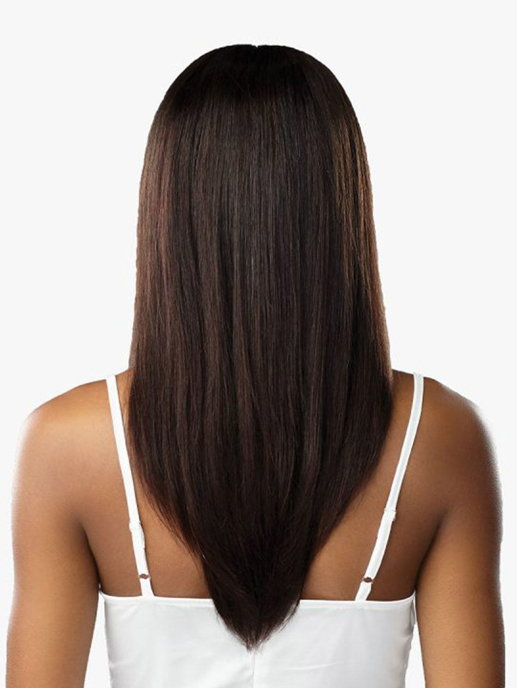 Bare & Natural Human Hair 5 x 5 HD Lace Closure + Bundle Deal- Straight Model Back View