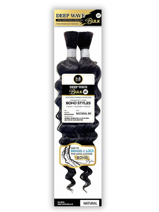 Bobbi Boss Bundle 100% Human Hair Braid - Deep Wave Bulk 18" Main Image