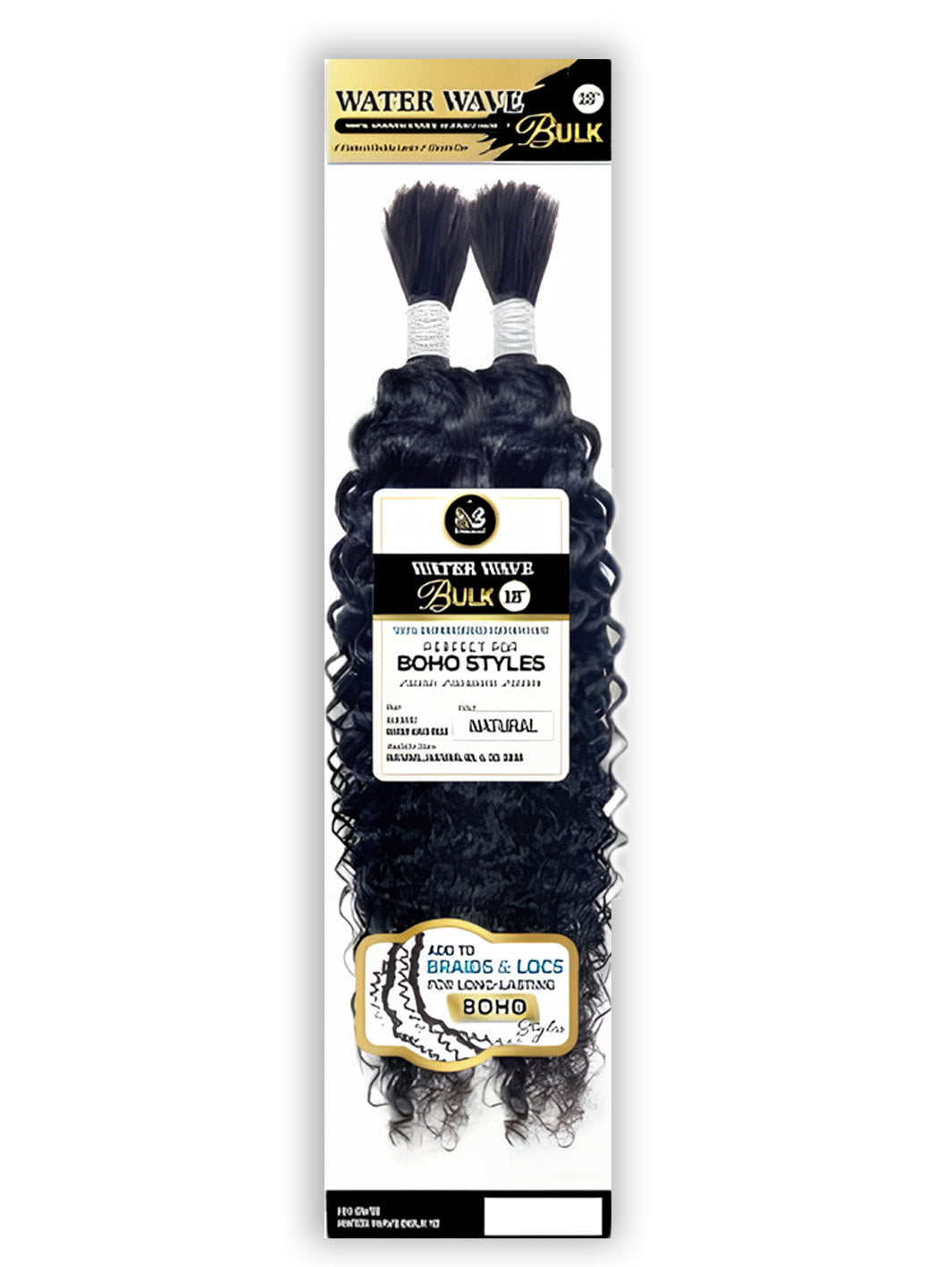 Bobbi Boss Bundle 100% Human Hair Braid -Water Wave Bulk 18" Product Image