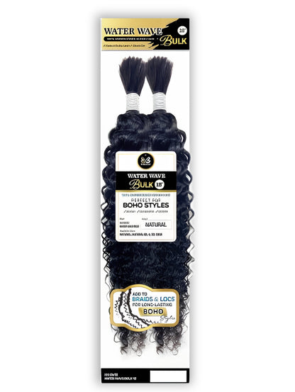 Bobbi Boss Bundle 100% Human Hair Braid -Water Wave Bulk 18" Product Image