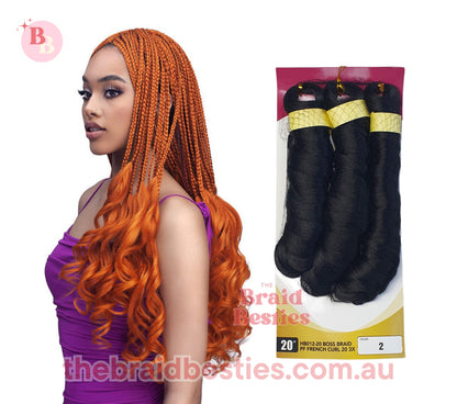 Boss Braid 3x French Curl 20"