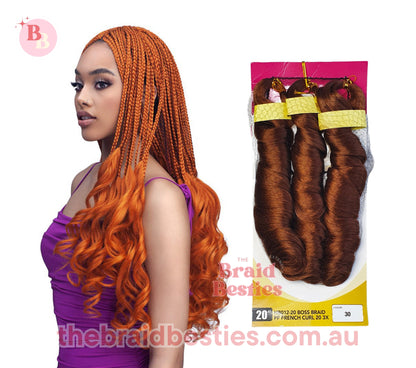 Boss Braid 3x French Curl 20"