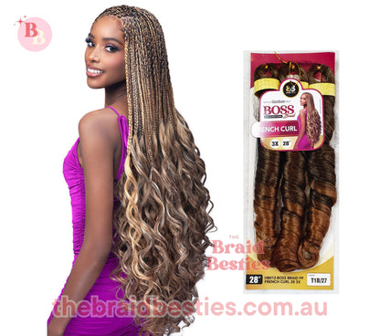 Boss Braid 3x French Curl 28"