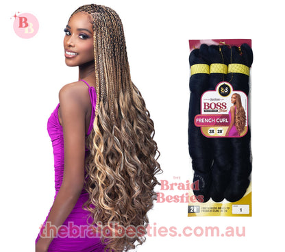 Boss Braid 3x French Curl 28"
