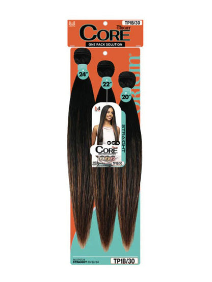 Bobbi Boss Miss Origin Core Weave One Pack 3 Bundles- Straight 20/22/24"