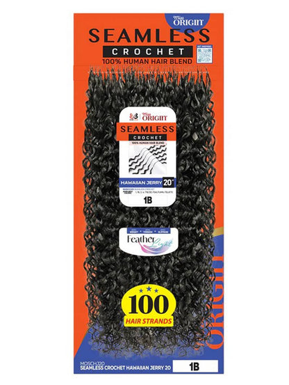 Bobbi Boss Miss Origin - Human Hair Blend (Miracle Knots) Feather Crochet - Hawaiian Jerry 20"
