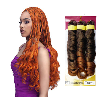 Boss Braid 3x French Curl 20"