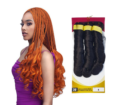 Boss Braid 3x French Curl 20"