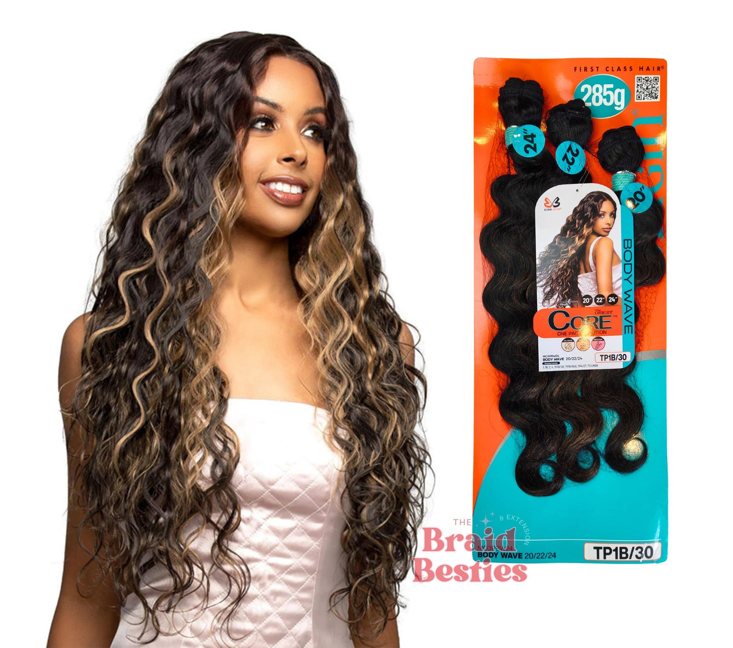 Bobbi Boss Miss Origin Core Weave One Pack 3 Bundles - Body Wave 20/22/24"