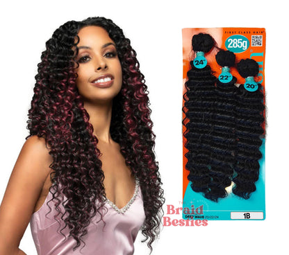 Bobbi Boss Miss Origin Core Weave One Pack 3 Bundles- Deep Wave 20/22/24"