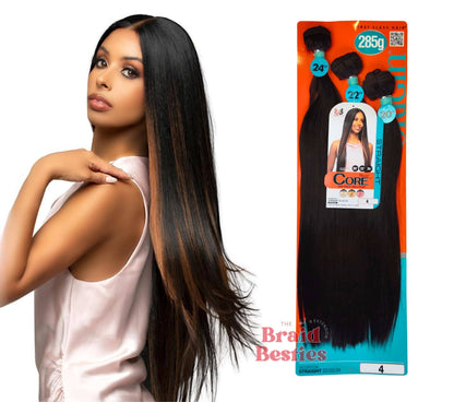 Bobbi Boss Miss Origin Core Weave One Pack 3 Bundles- Straight 20/22/24"