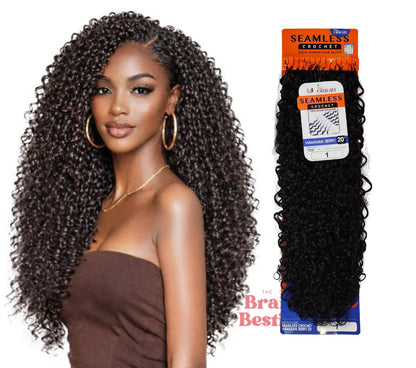 Bobbi Boss Miss Origin - Human Hair Blend (Miracle Knots) Feather Crochet - Hawaiian Jerry 20"