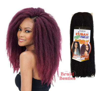 Freetress Equal Cuban Twist 16"- Marley Crochet Braid