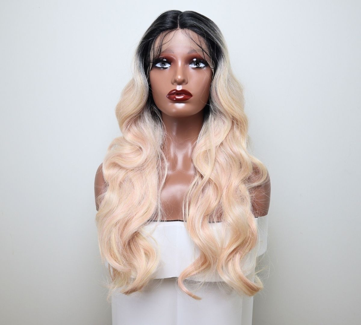 Dashly Lace Front Wig Unit 8 Black Rosegold The Braid