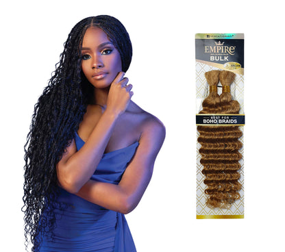 Human Hair Braids Sensationnel Empire 100% HH - Deep Bulk 18"