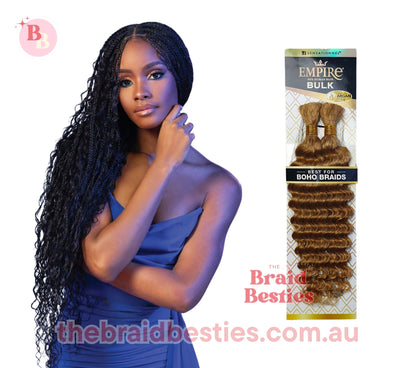 Human Hair Braids Sensationnel Empire 100% HH - Deep Bulk 18"