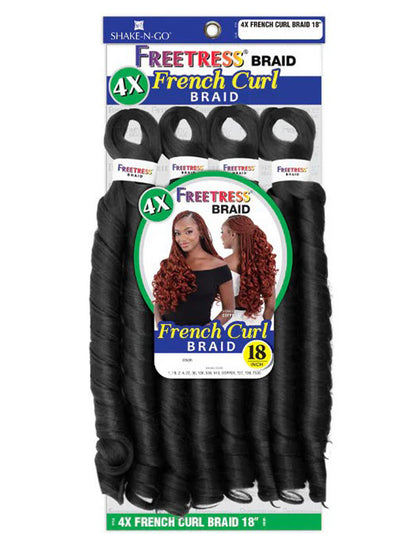 Freetress Braid 4x French Curl 18" Braid