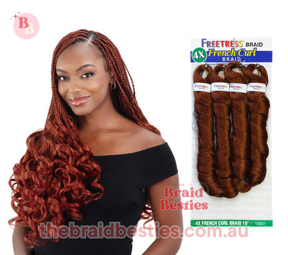 Freetress Braid 4x French Curl 18" Braid
