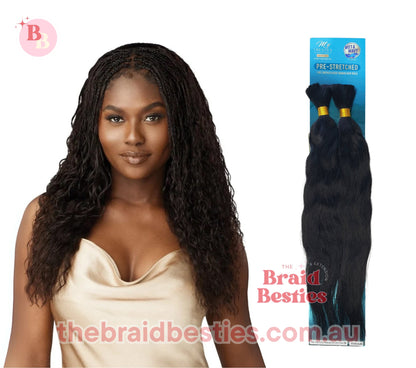 Human Hair Braids My Tresses Gold Label Unprocessed 100% HH- Wet N Wavy Splash Deep Bulk 18"