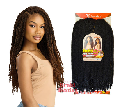 Outre Swicy Afro Twist 18" - Marley Crochet Braid - 3 x Bundles