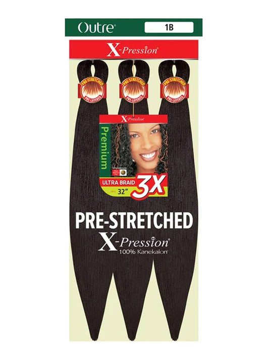 Outre X-Pression Ultra Braid 32" Pre-Stretched Braiding Hair 3 Bundles