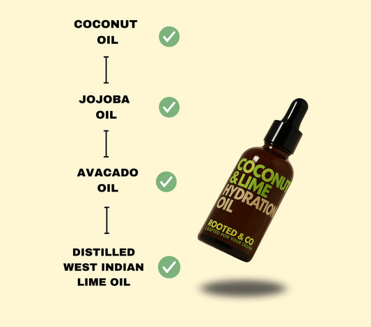 Rooted&Co Coconut & Lime Hydration Oil (50 ml)