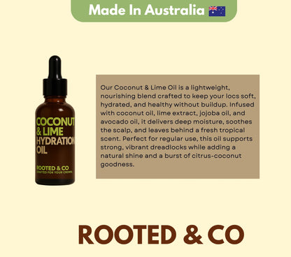 Rooted&Co Coconut & Lime Hydration Oil (50 ml)