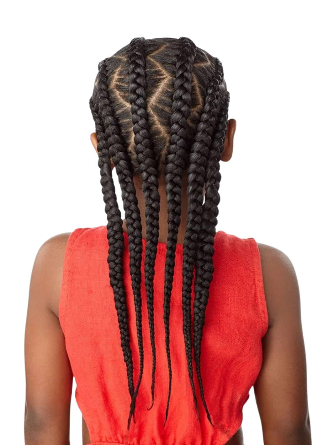 3 x X-Pression Kids Pre-Stretched Braid 28"
