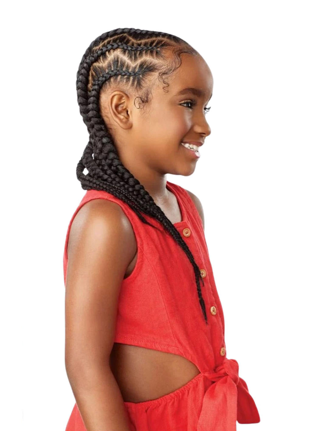 3 x X-Pression Kids Pre-Stretched Braid 28"