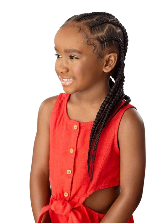 3 x X-Pression Kids Pre-Stretched Braid 28"