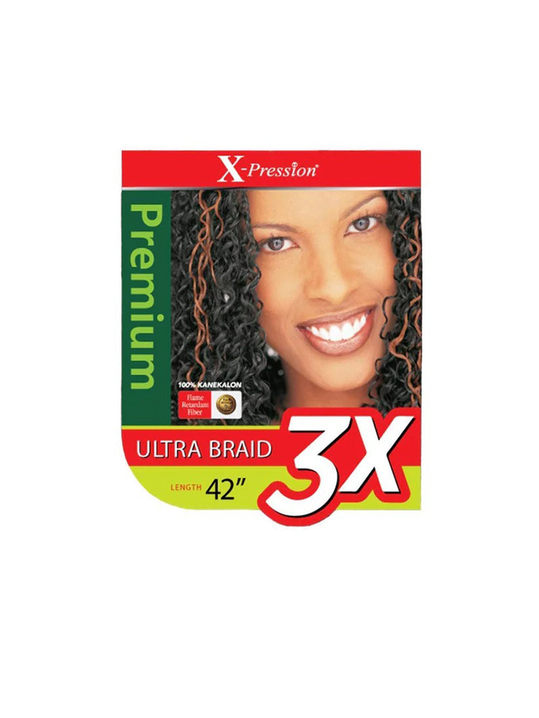 3 x Outre X-Pression Pre-Stretched Ultra Braid 42" Product Tag