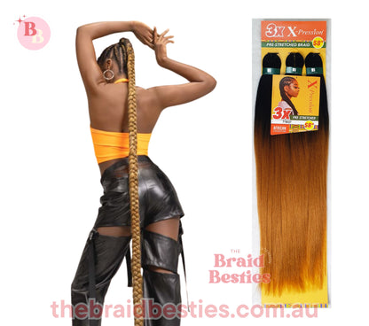 3 x X-Pression Pre-Stretched Braid 58"