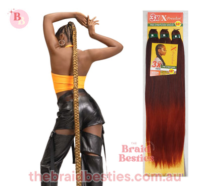 3 x X-Pression Pre-Stretched Braid 58"