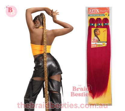 3 x X-Pression Pre-Stretched Braid 58"