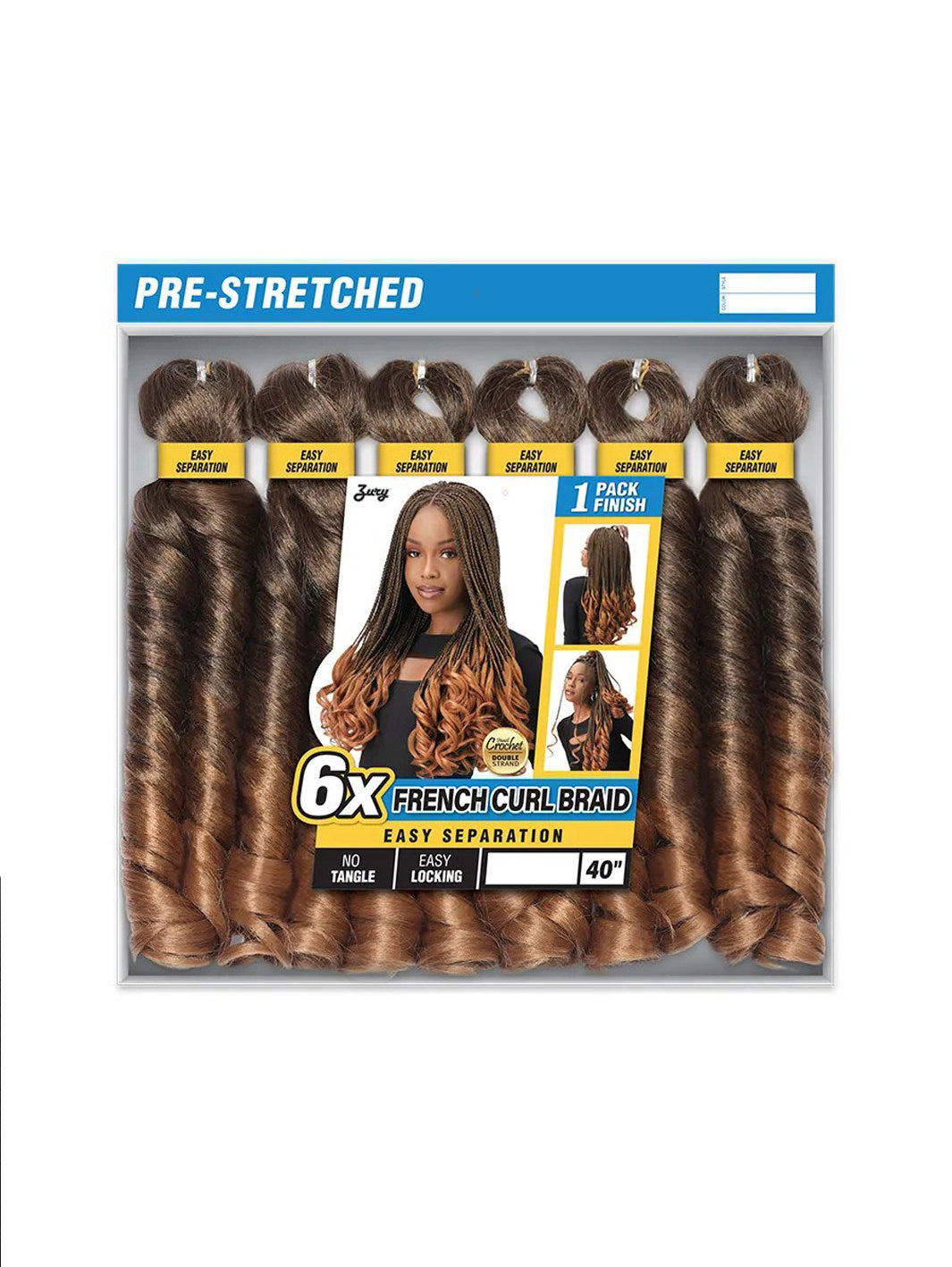 Zury 6x French Curl 40"