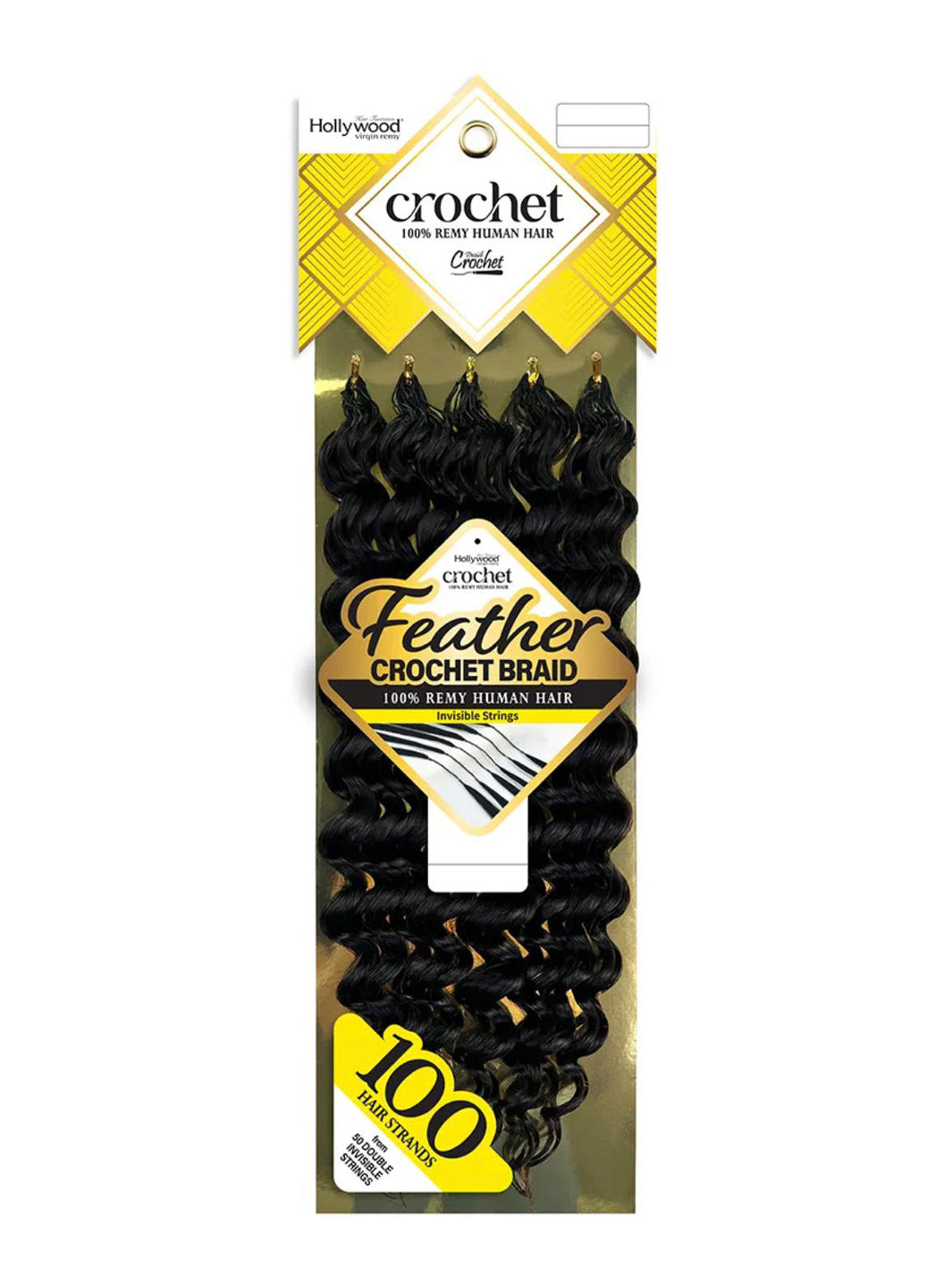 Zury Hollywood - 100% Human Hair (Miracle Knots) Crochet - Deep 14"