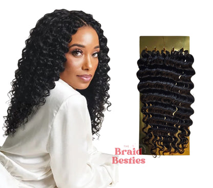 Zury Hollywood - 100% Human Hair (Miracle Knots) Crochet - Deep 14"
