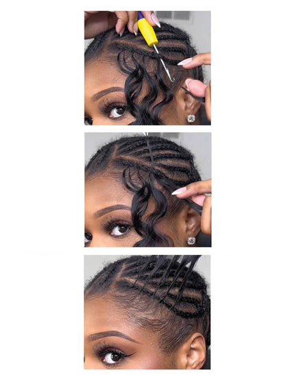 Human Hair Crochet Install 